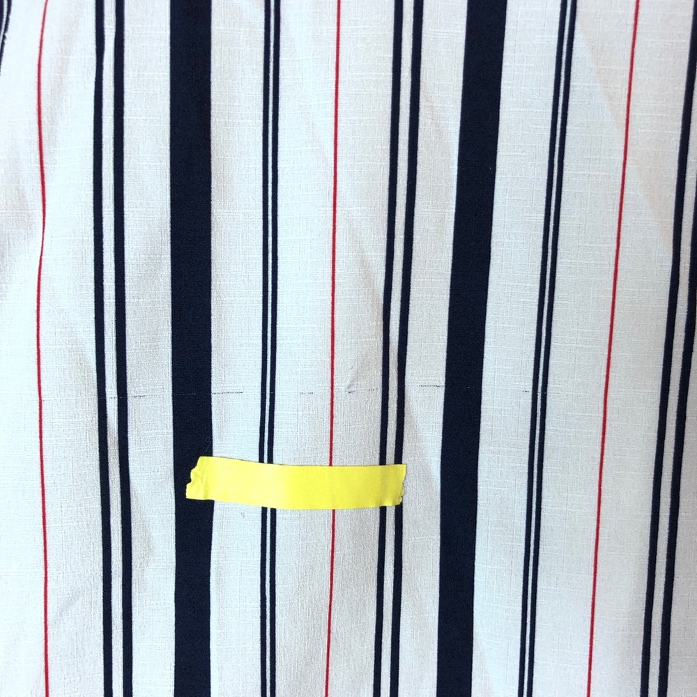 Lila Li || Striped Button Blouse - Picture 8 of 8